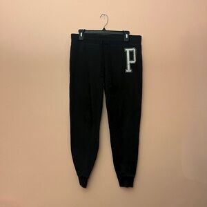 PINK Victoria’s Secret Small Black Jogger Sweatpants